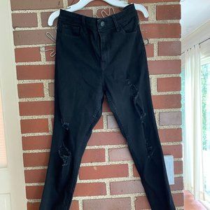 Hollister Super Skinny High Rise Black Jeans